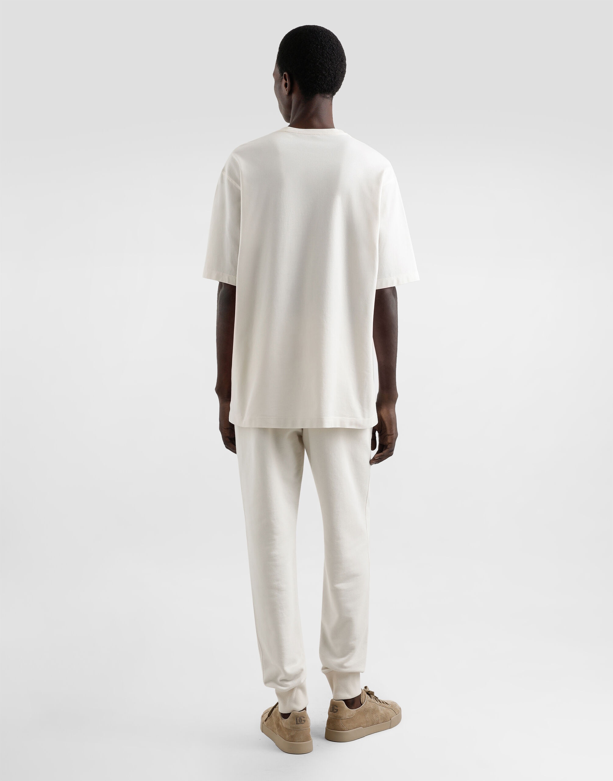 Cotton T-shirt with tag - 3