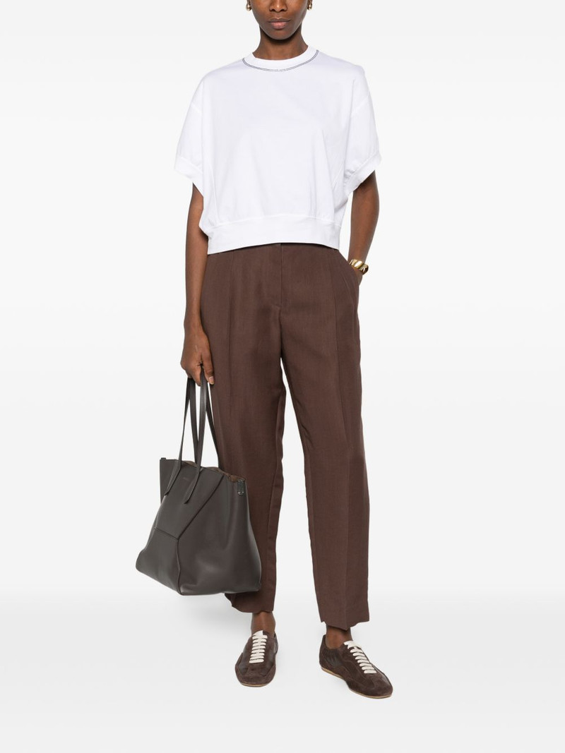 Brunello Cucinelli pleated-details trousers outlook