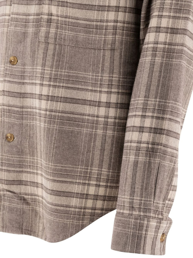 Adwin checked button-fastening shirt 4