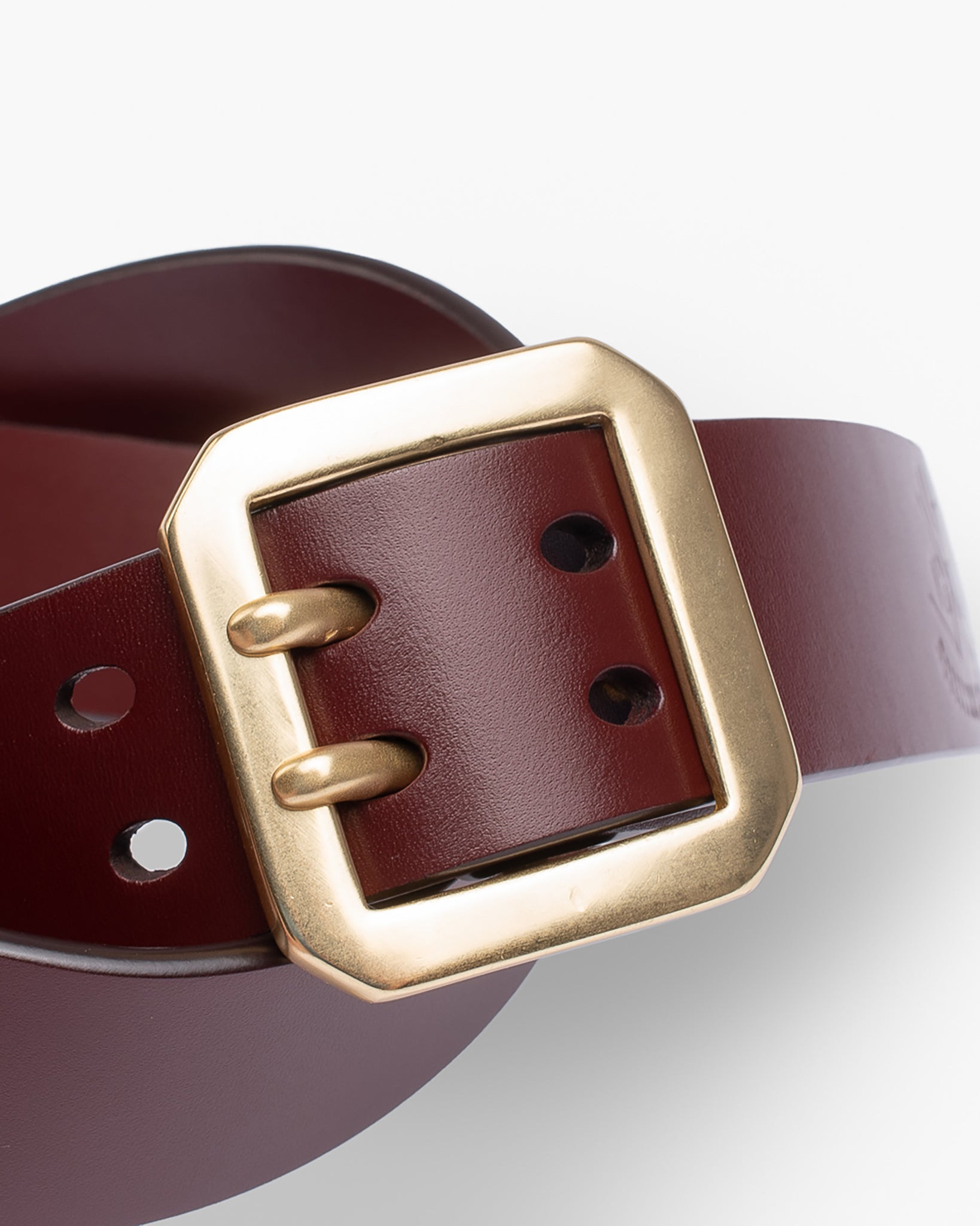 OGL-BELT-FULL-DPGAR-TAN OGL Double Prong Garrison Buckle Leather Belt - Tan - 2