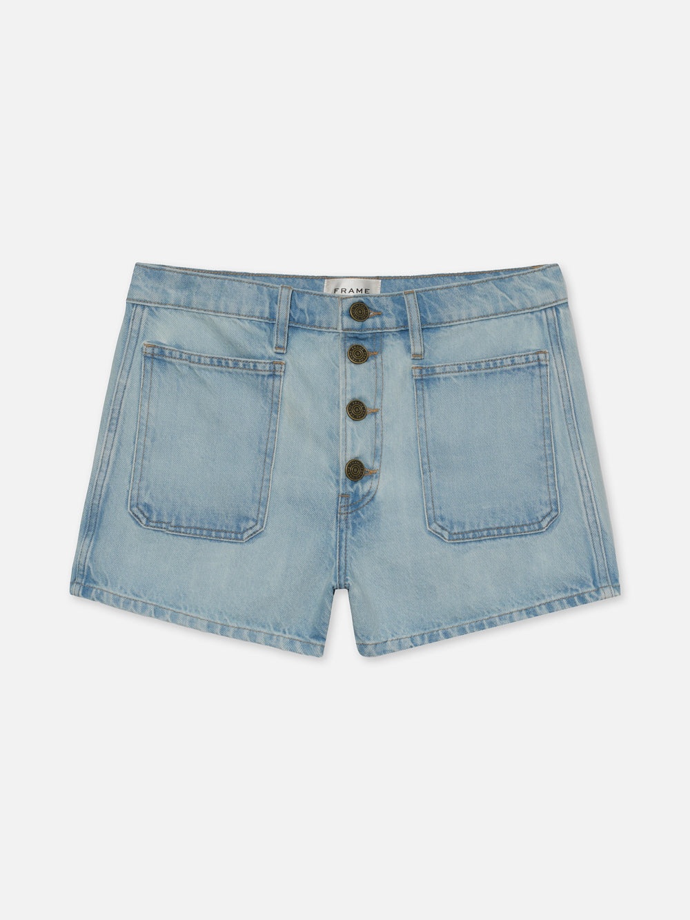 Le Bardot Exposed Button Short in Trevi - 1