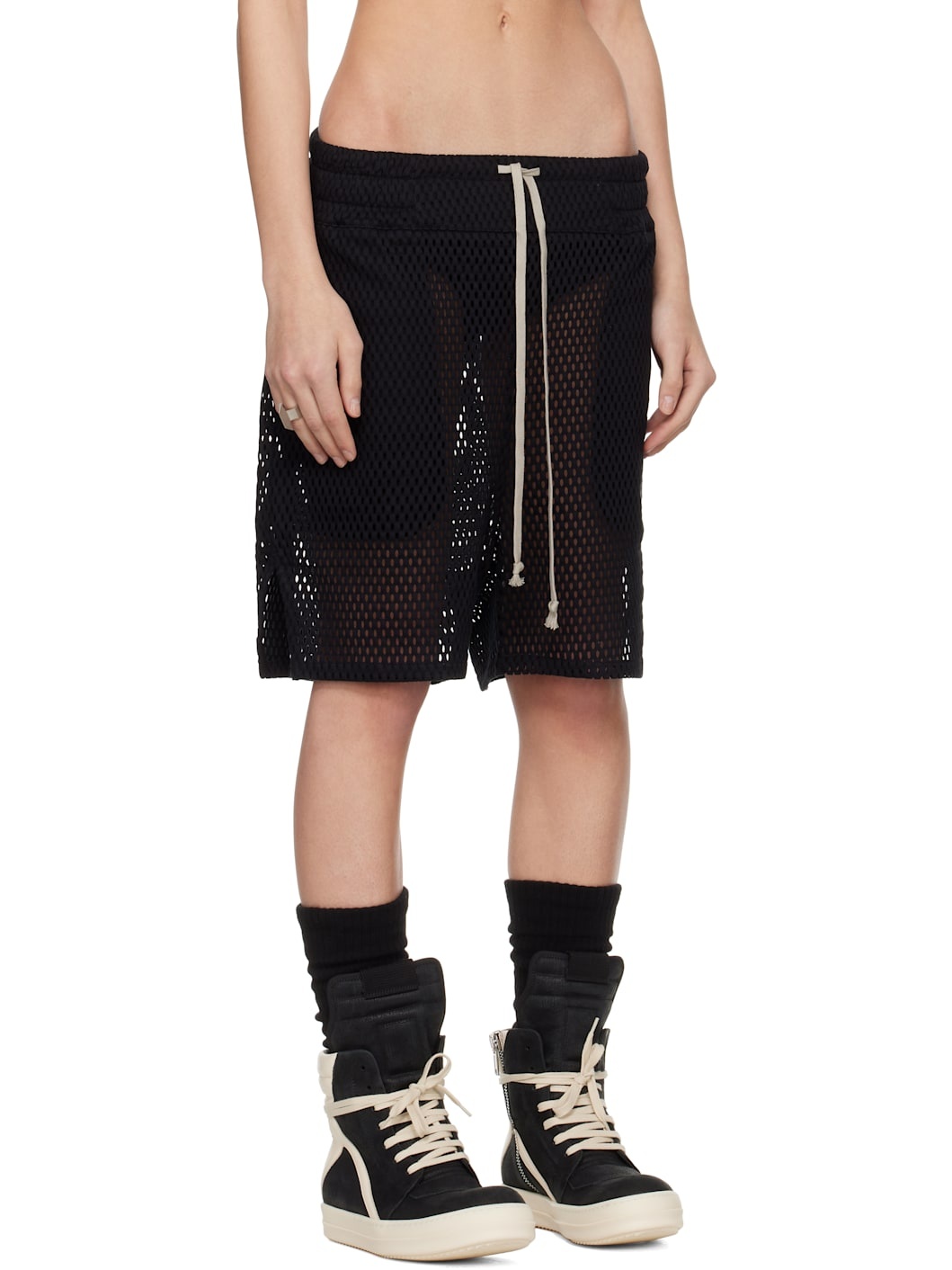 Black Champion Edition Mesh Shorts - 2