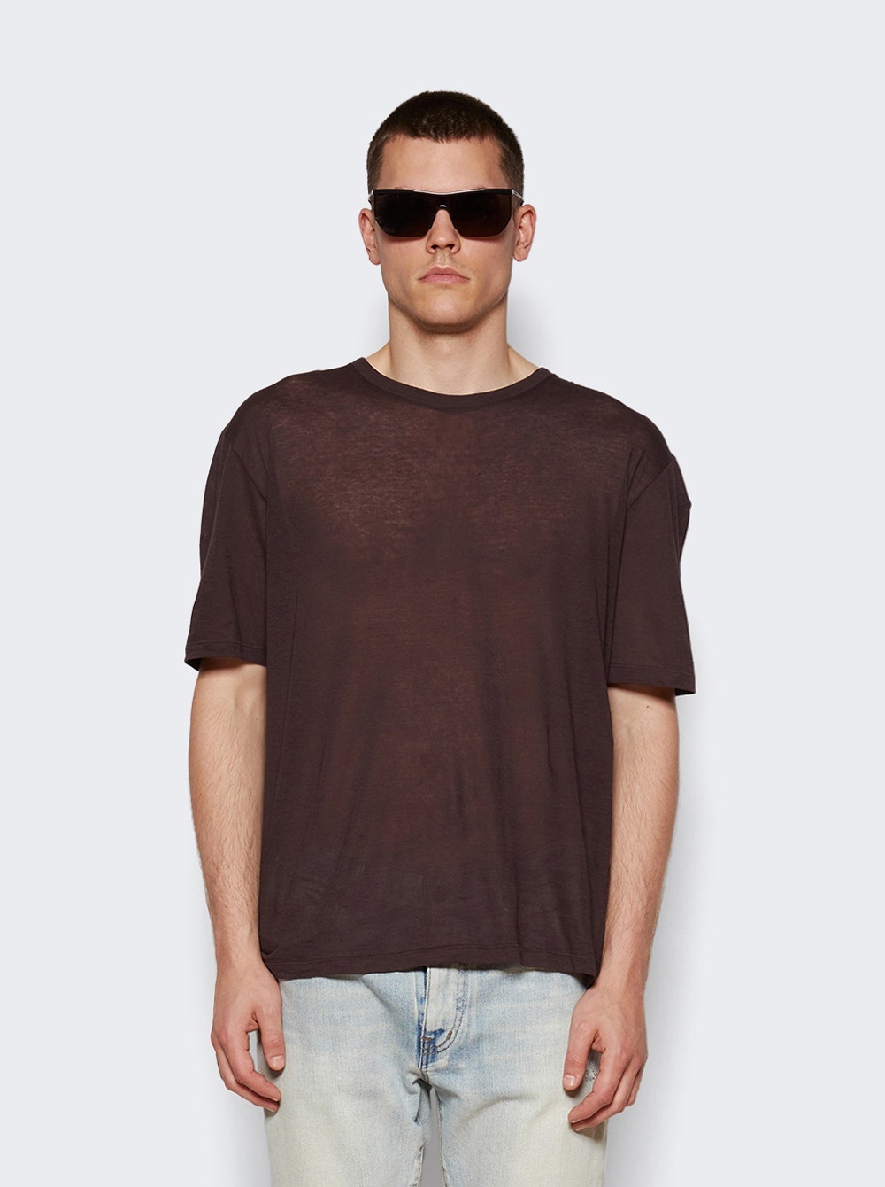 Loose Fit Jersey T-shirt Cacao - 3