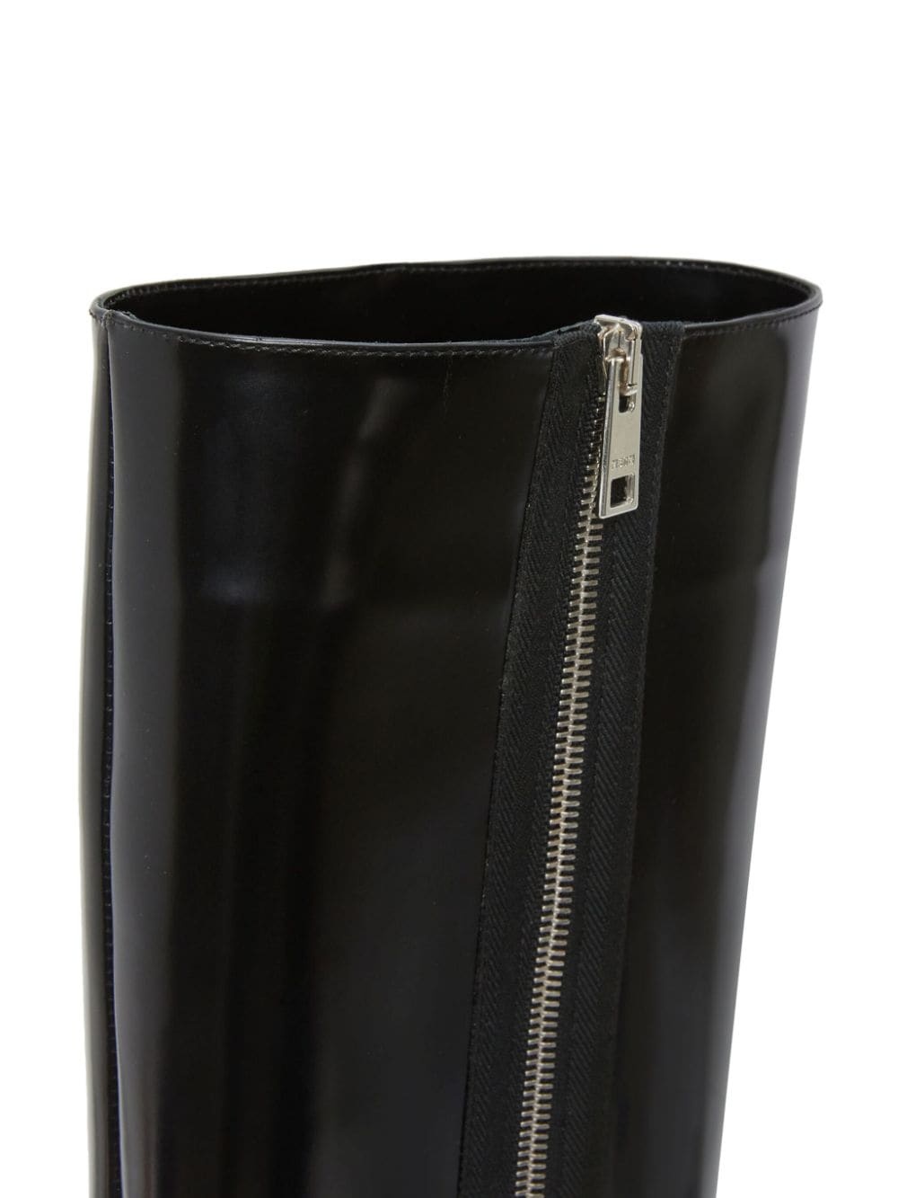 pointed-toe leather boots - 4