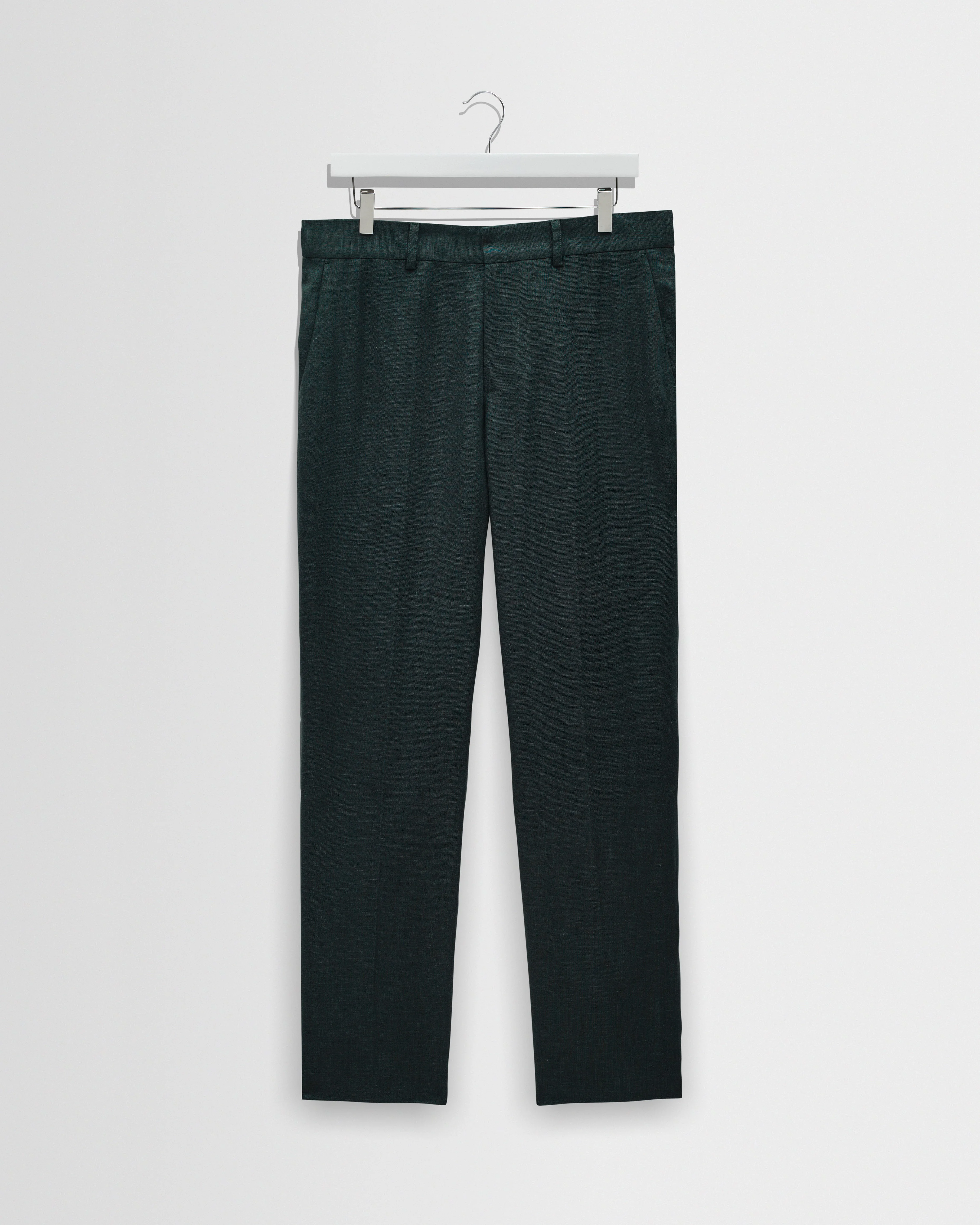 Alp - Dark Green Linen Trousers - 1