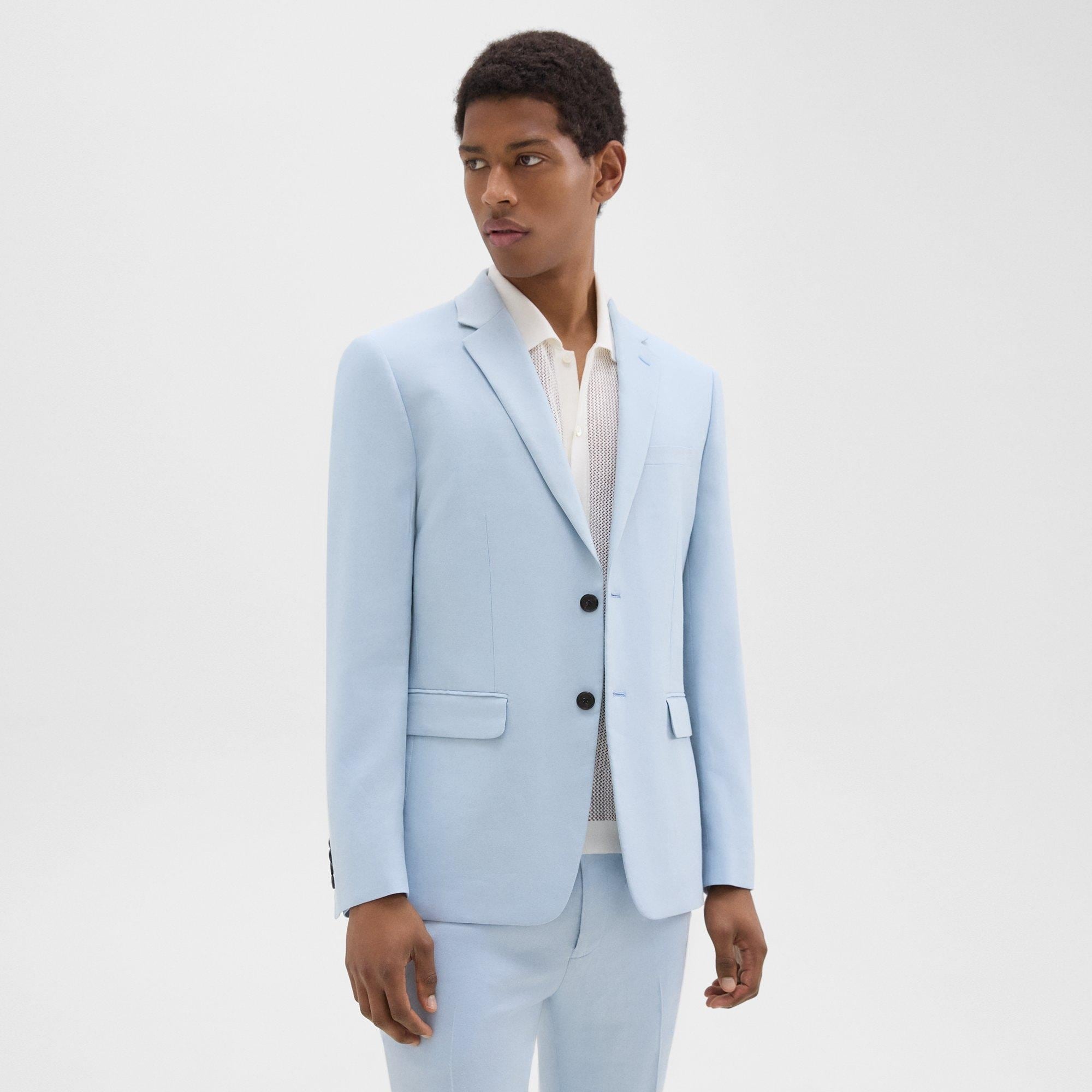 Morton Slim Blazer in Linen-Viscose - 2