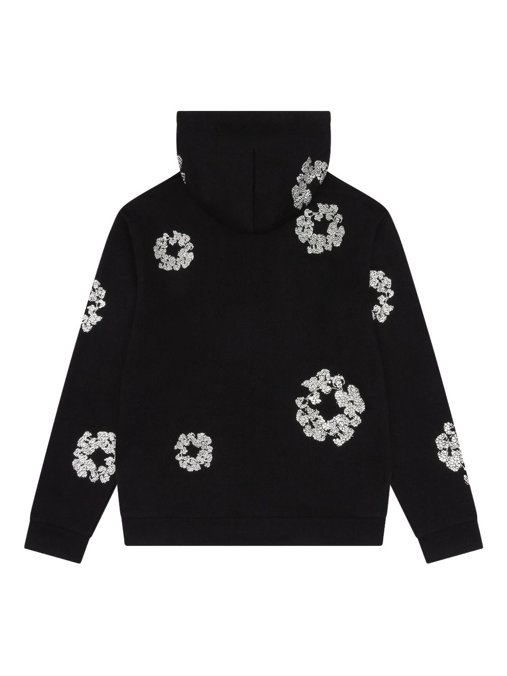 Swarovski Wreath "Black" zip hoodie - 2