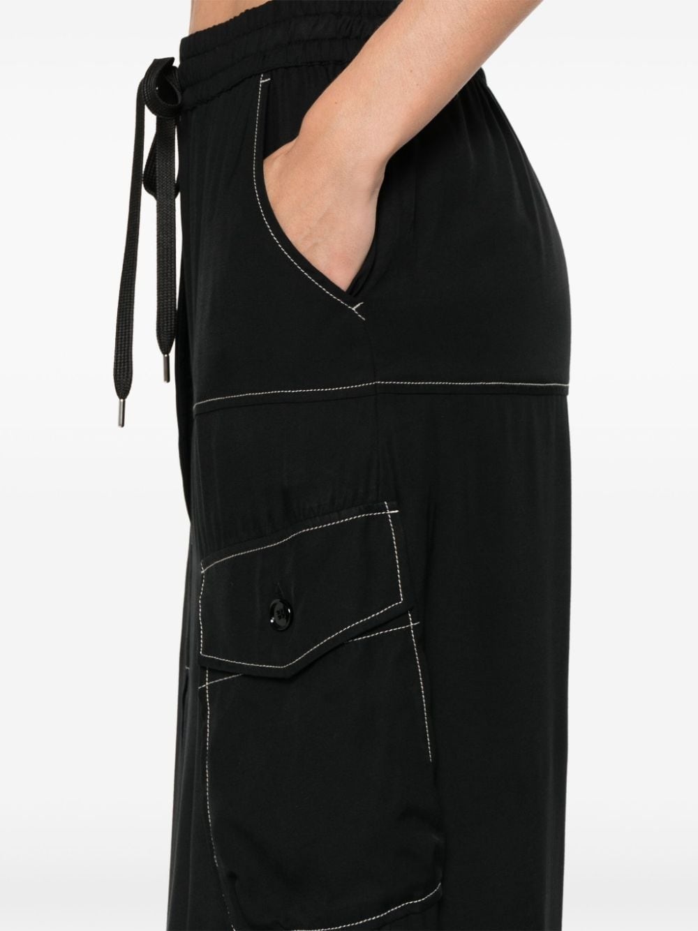 Gulp contrast-stitching midi skirt - 5