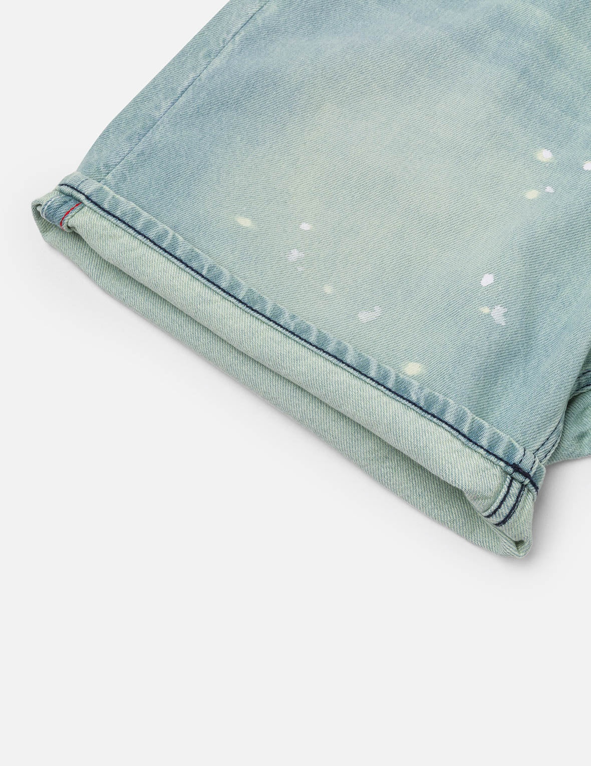 Daicock Print Oversized Denim Shorts - 10
