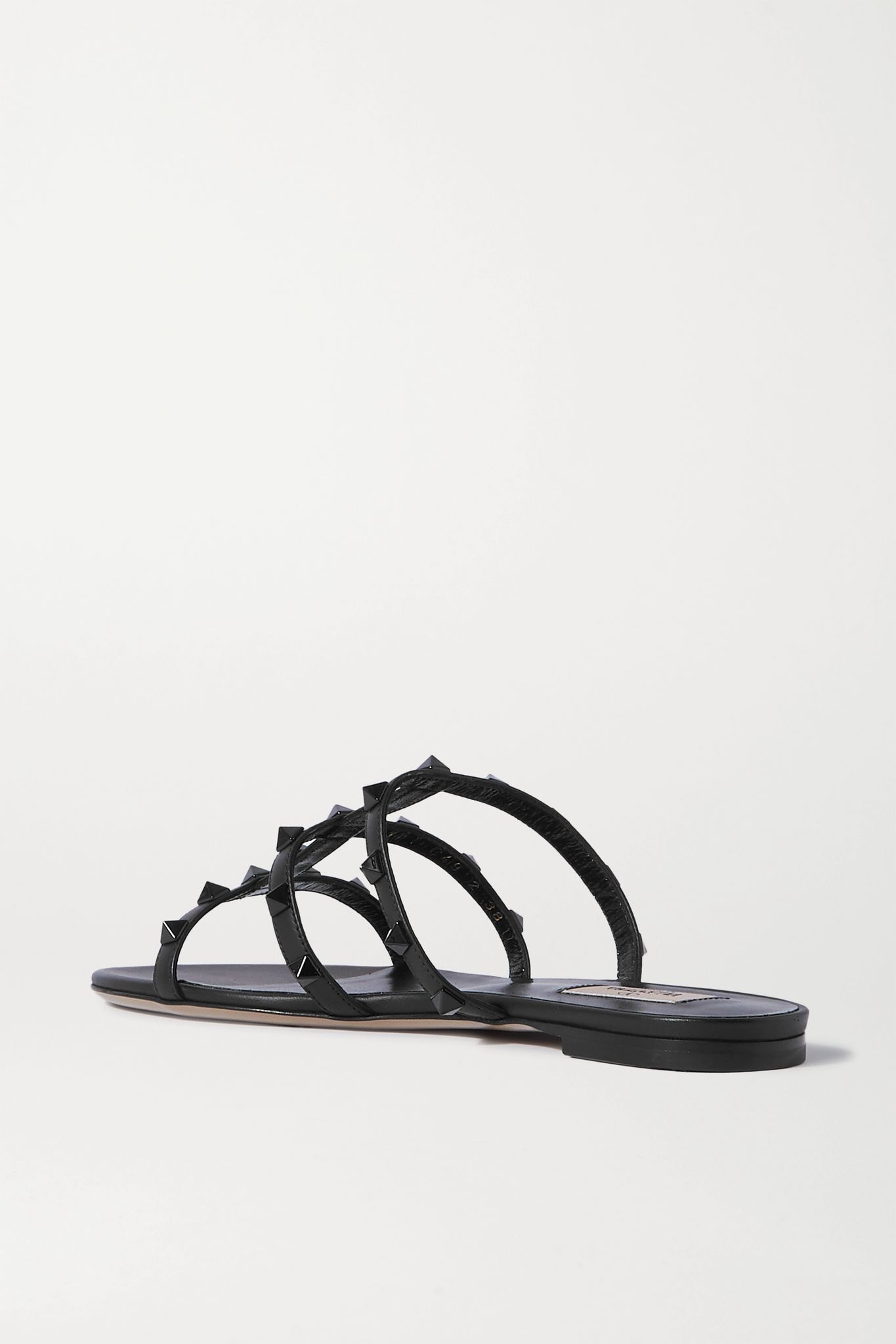 Valentino Garavani  Rockstud leather sandals  - 4