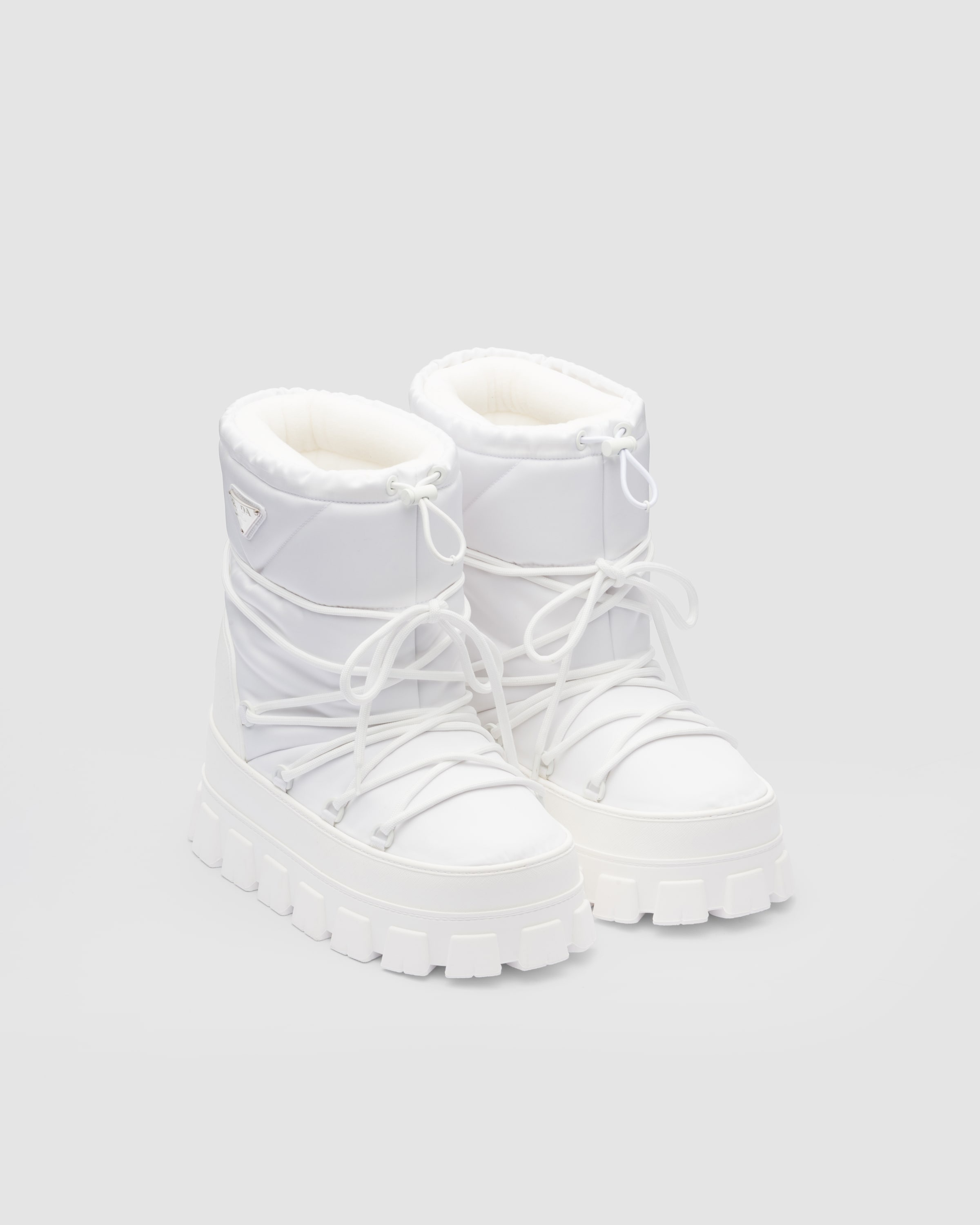 Re-Nylon gabardine après ski booties - 1