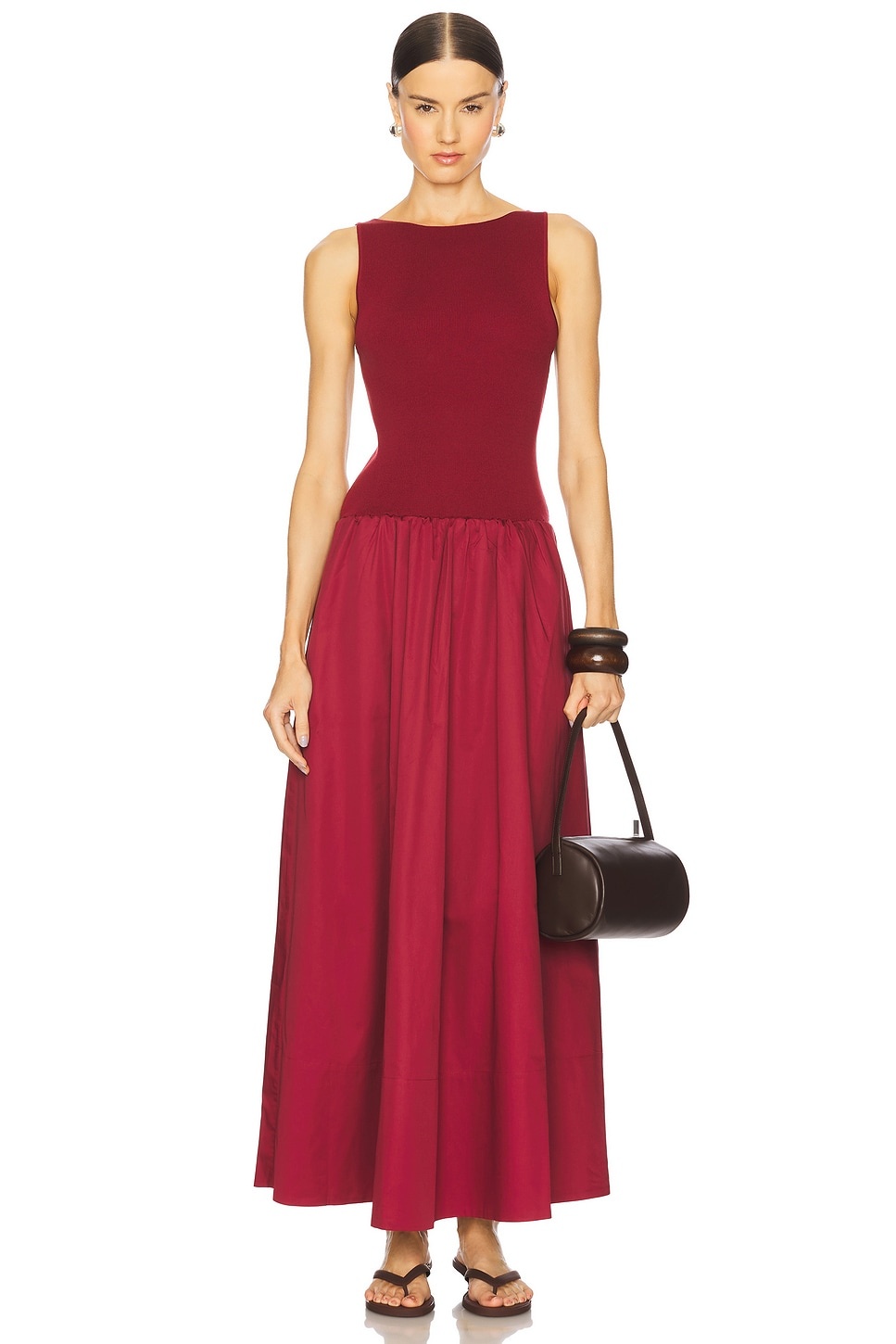 Bateau Cut Out Dress - 2