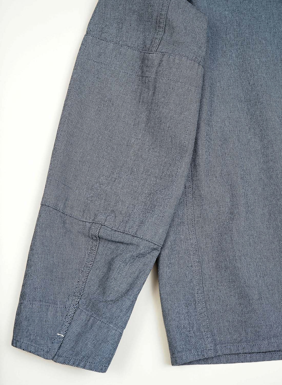 New Navvie Blazer Broken Twill in Washed Blue - 10