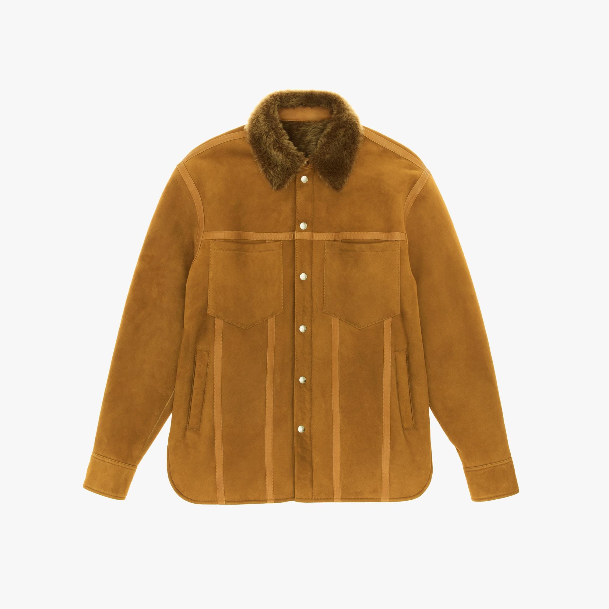 SHEARLING TRUCKER JACKET - 1