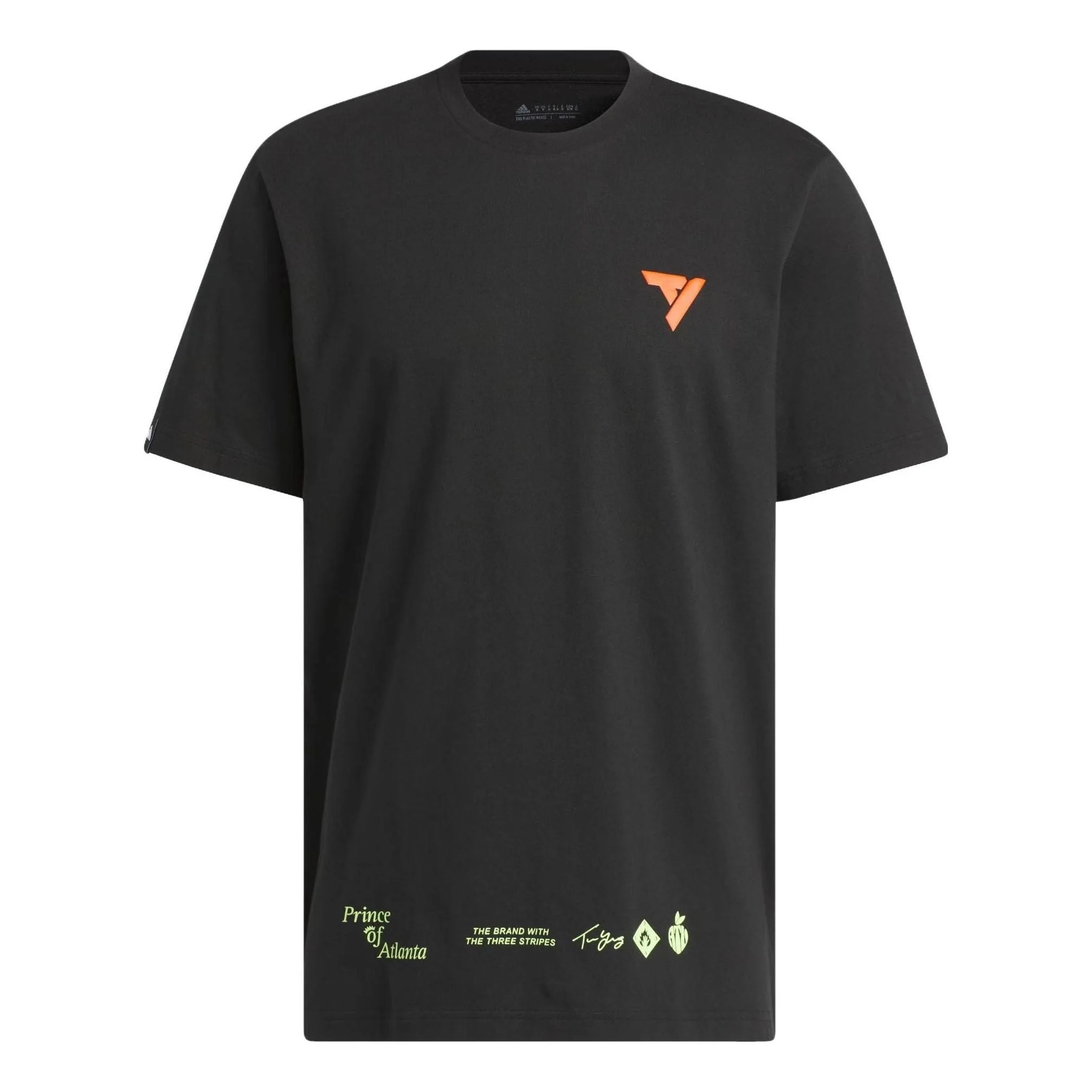 adidas Trae Prince Of Atlanta Signature T-Shirt 'Black' II7795 - 1