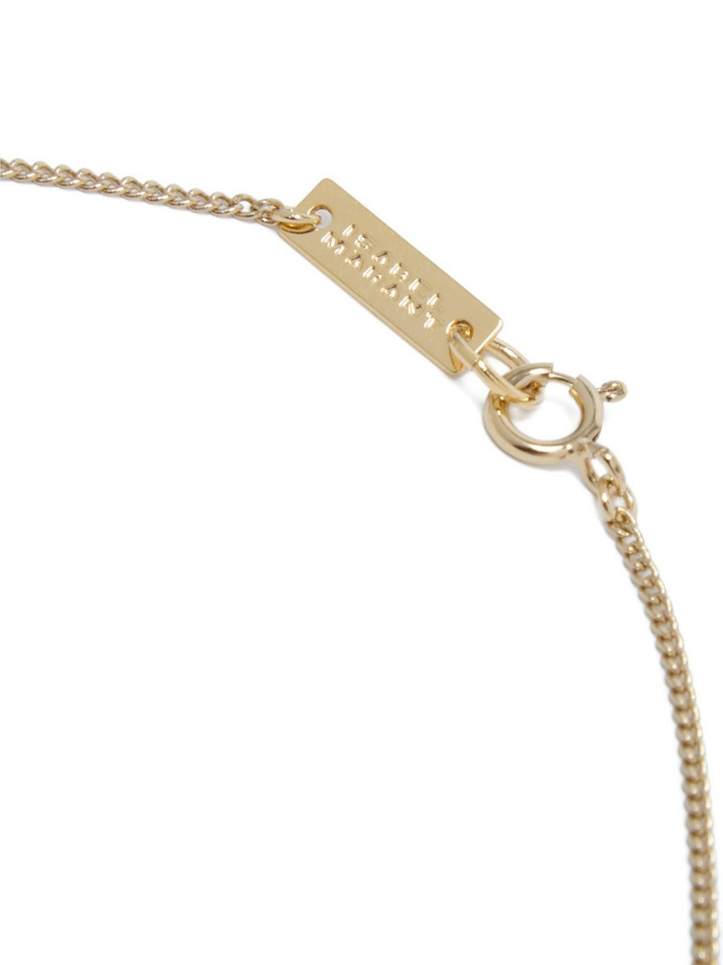 Isabel Marant gold-tone bead-drop necklace outlook
