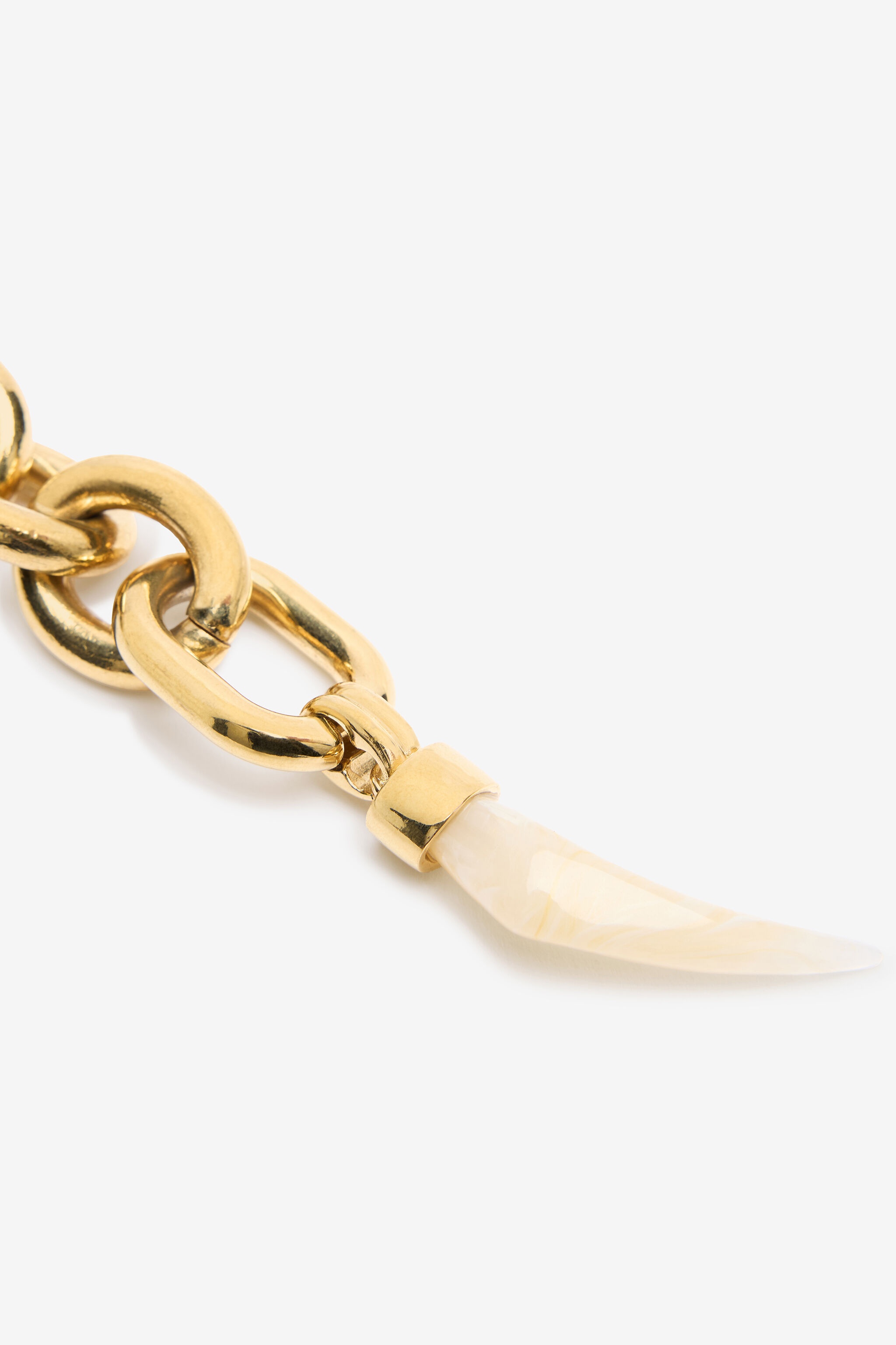 Necklace With Fang Charm - 5