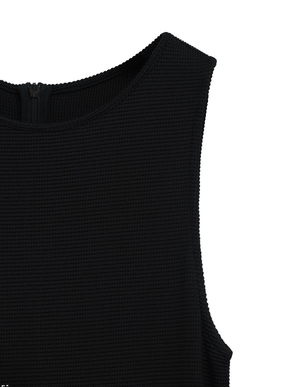 Savannah waffle-effect midi dress - 4