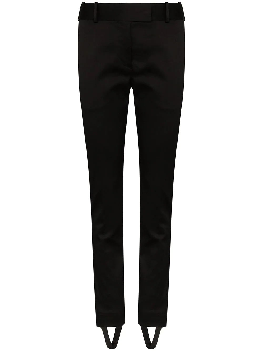 detachable stirrup slim leg trousers - 1