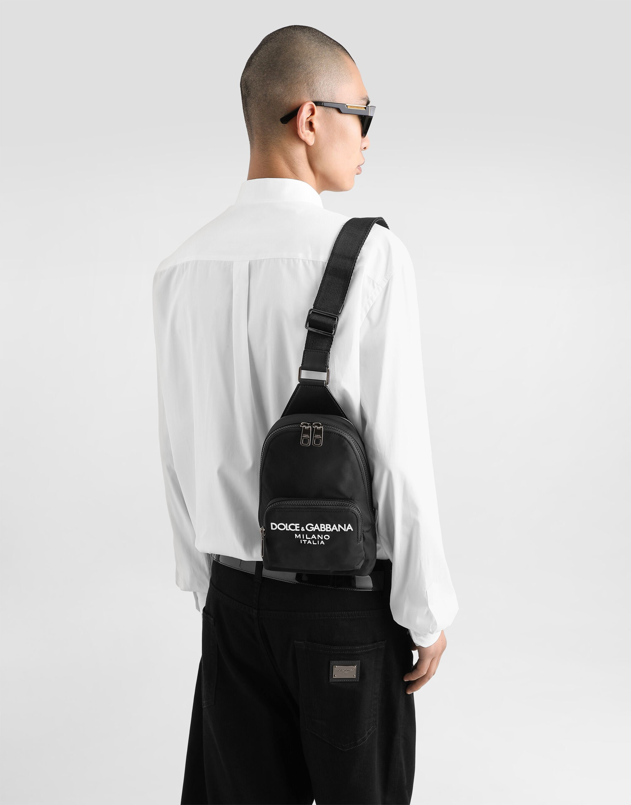 Nylon crossbody backpack - 2
