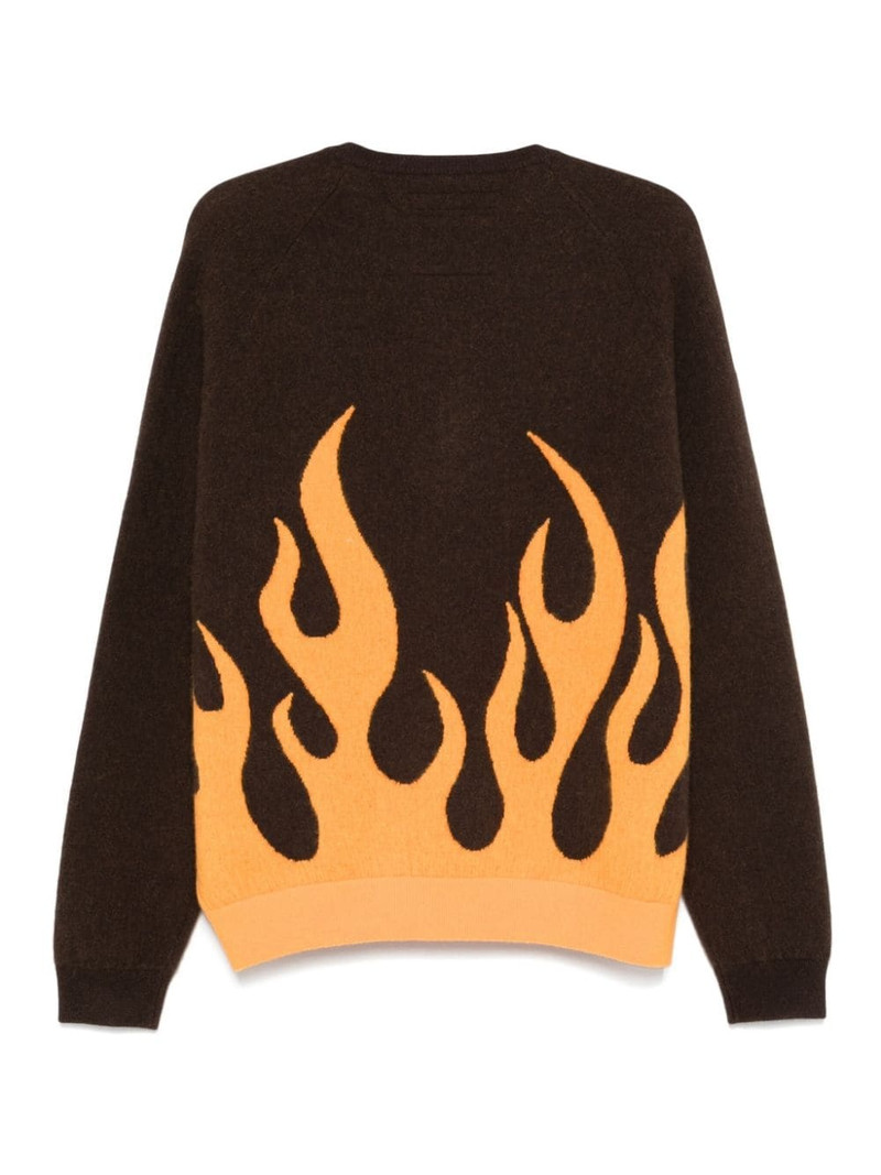FRENCKENBERGER flame-jacquard cardigan outlook