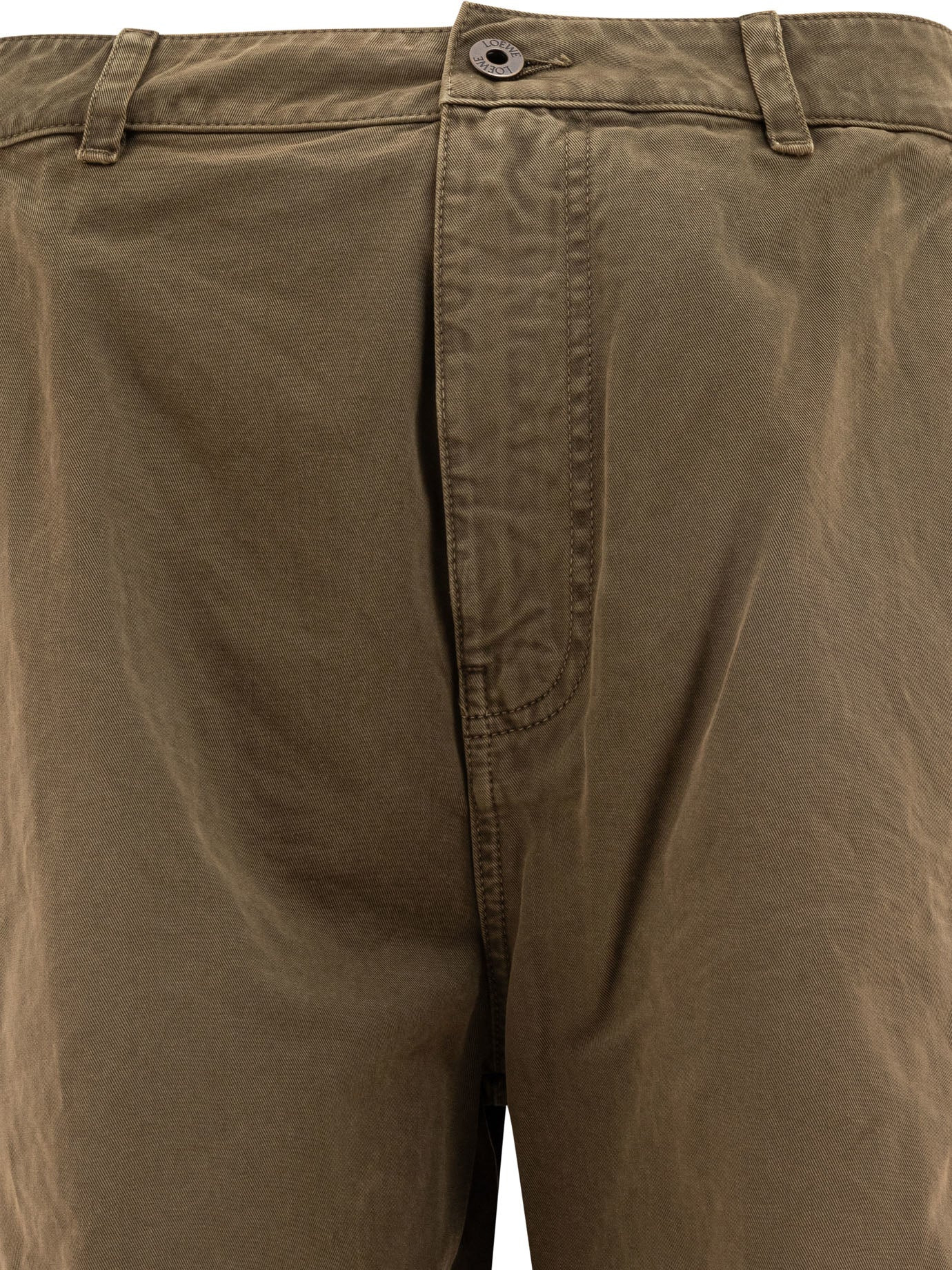 Cotton Cargo Shorts Green - 3