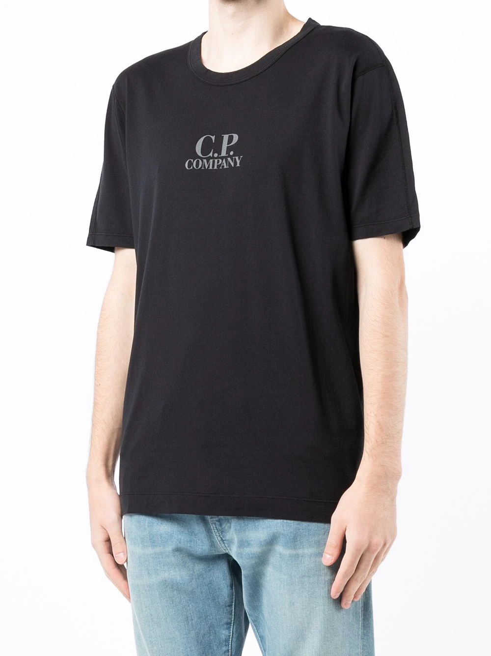 logo-print cotton T-shirt - 3