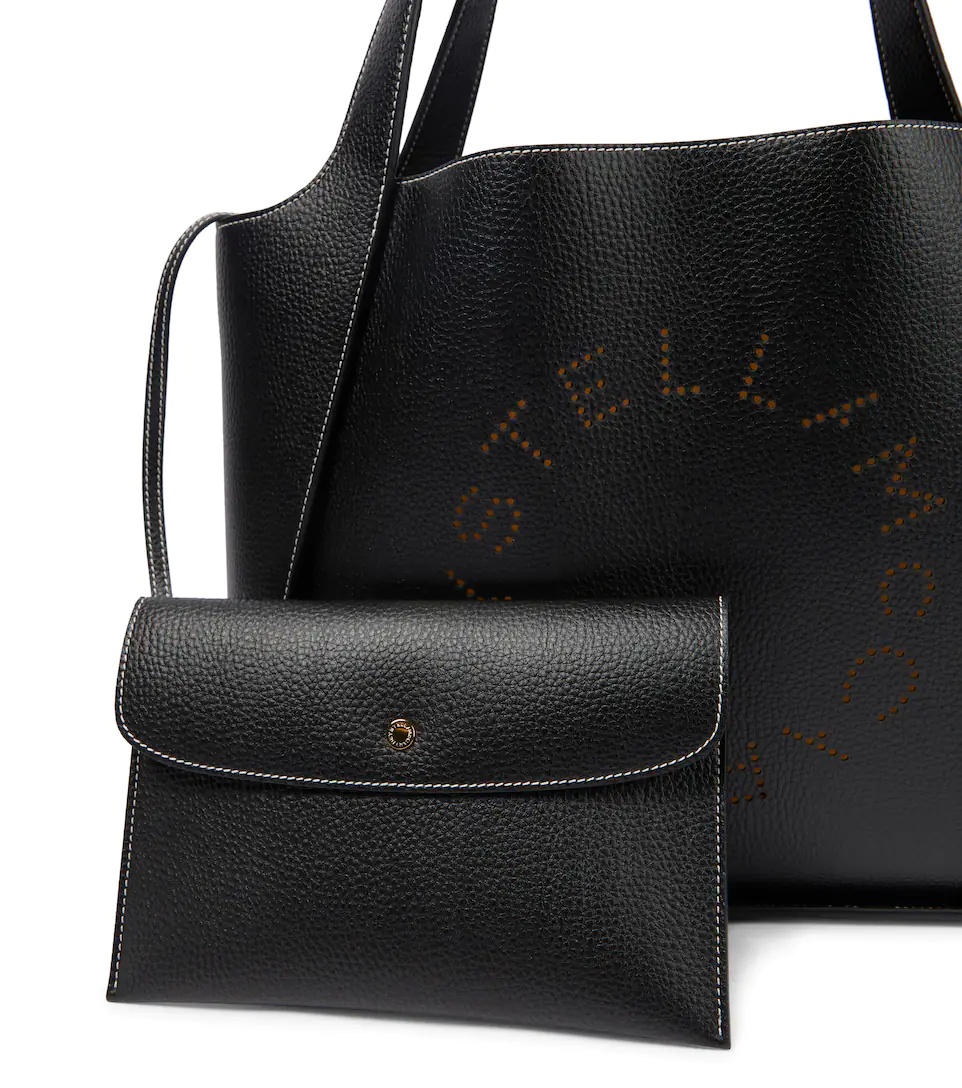 Stella Logo faux leather tote - 6