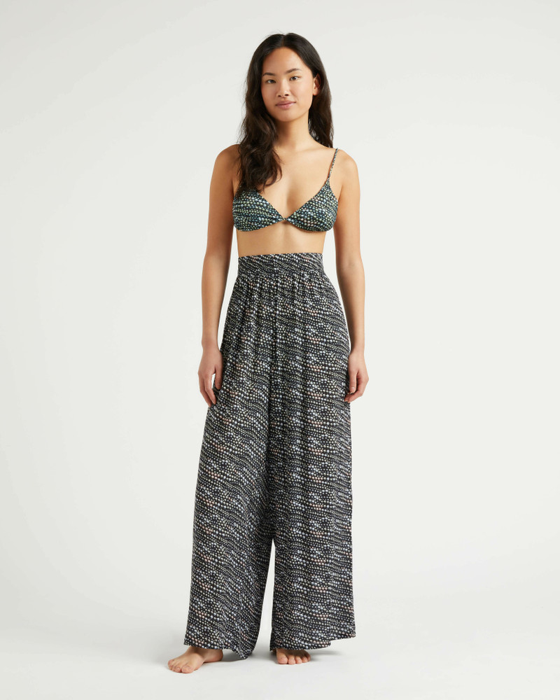 Vilebrequin WOMEN WIDE-LEG VISCOSE PANTS PEARL outlook