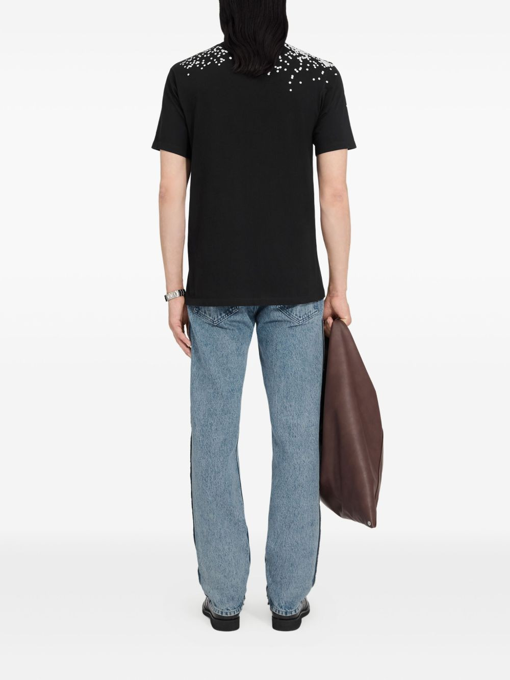 confetti-print T-shirt - 4