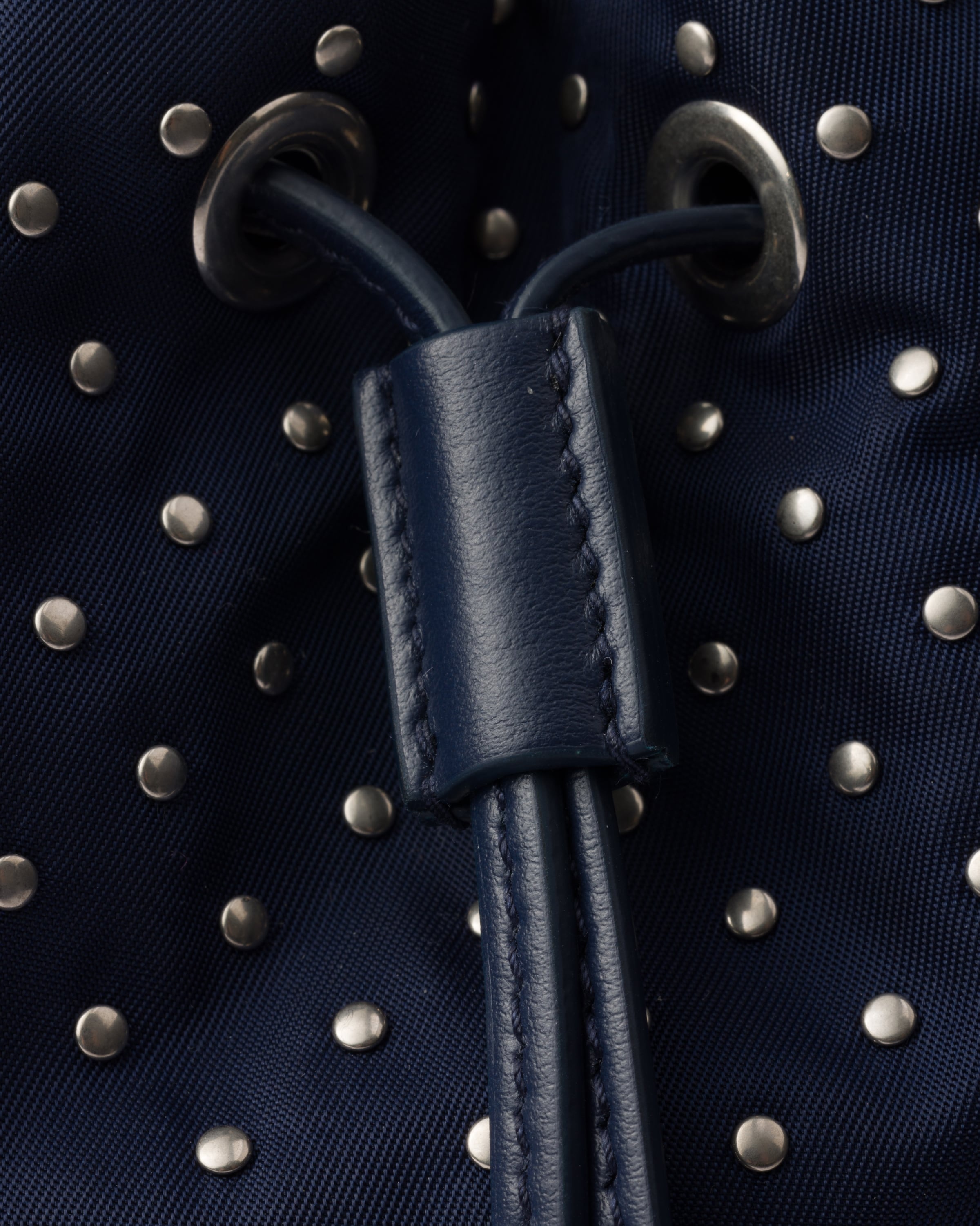 Re-Nylon mini-bag with studs - 6