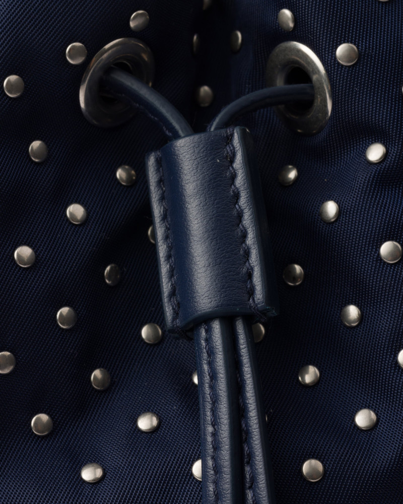 Re-Nylon mini-bag with studs 6