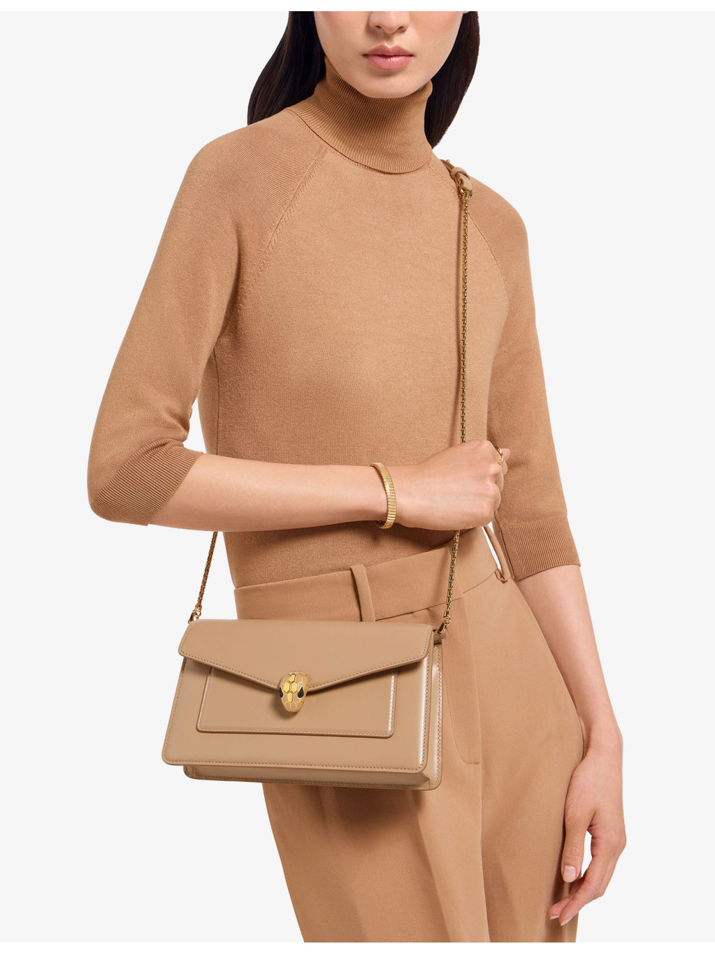 Serpenti Forever Small Leather Shoulder Bag - 2
