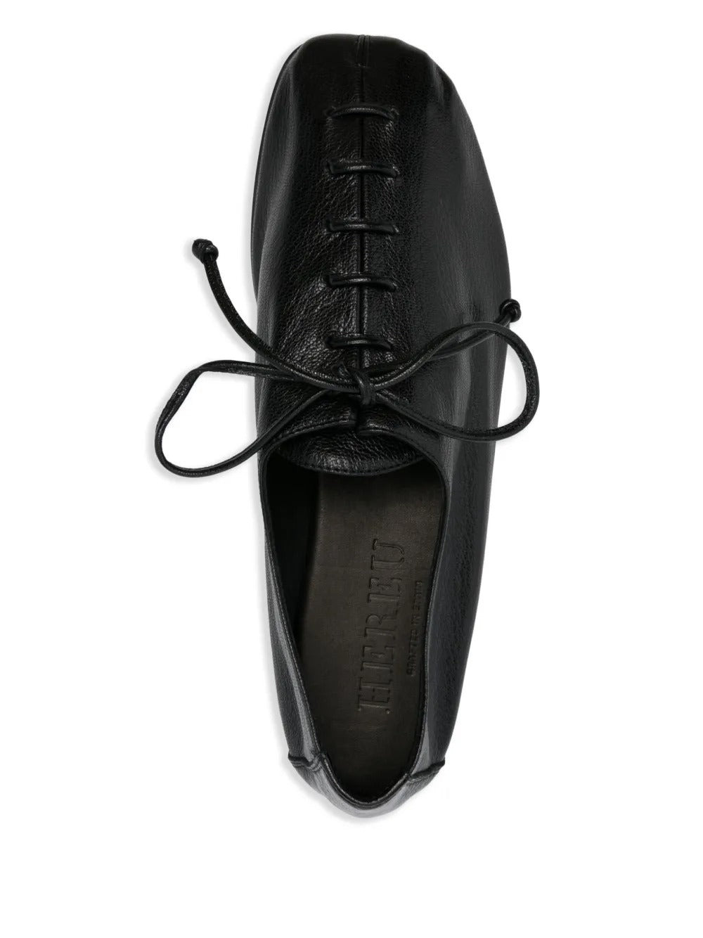 HEREU - Women Leather Lit Flat Shoes - 4