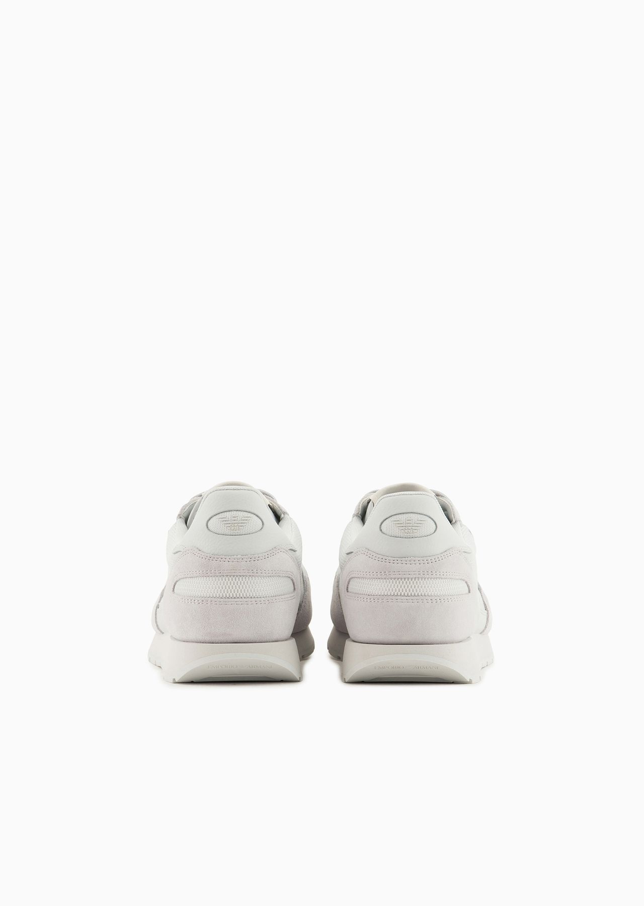Mesh sneakers with suede details and eagle patch - 6