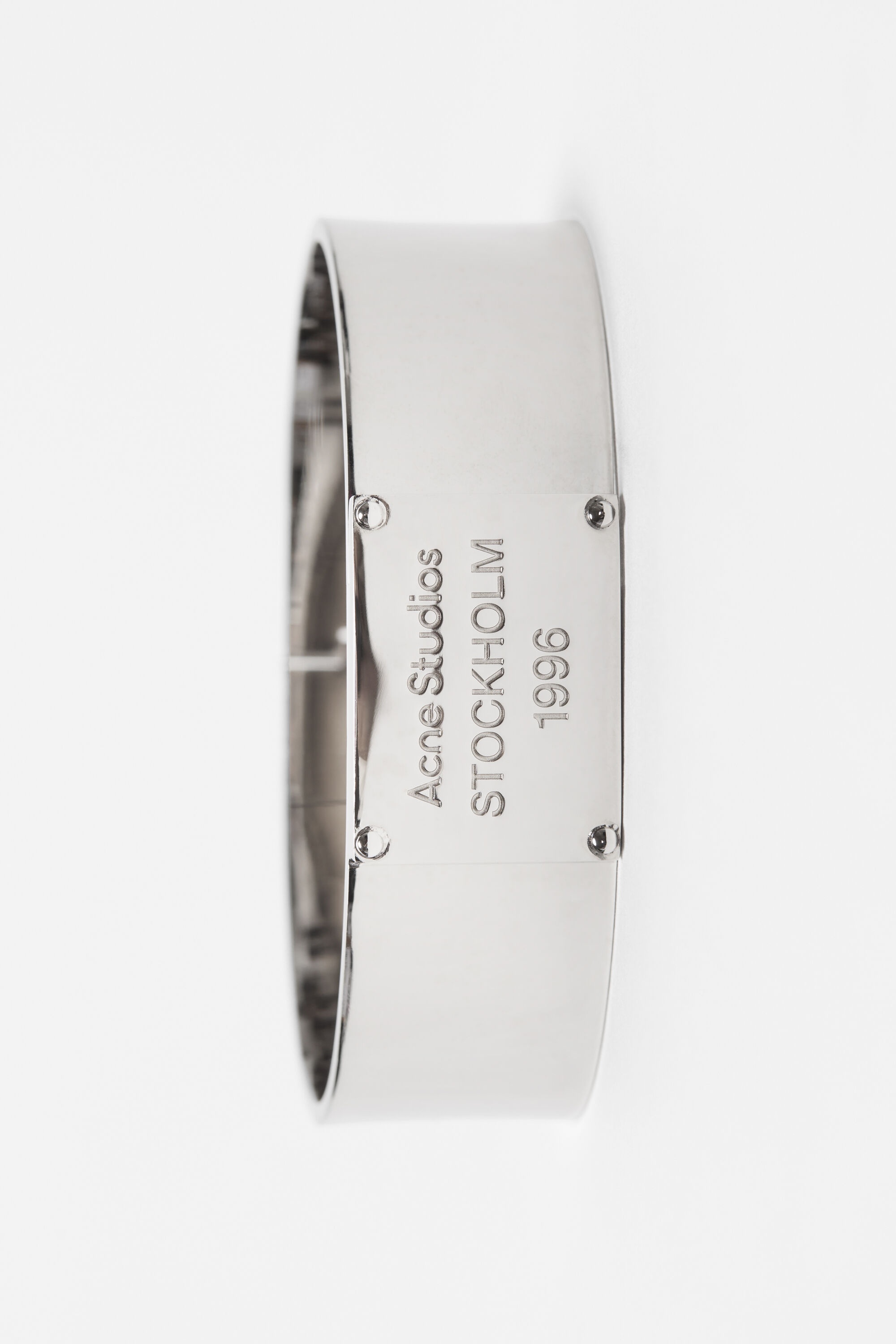 Engraved Logo bracelet - Silver - 4