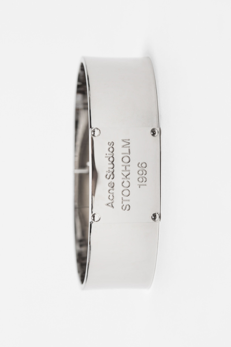 Engraved Logo bracelet - Silver 4