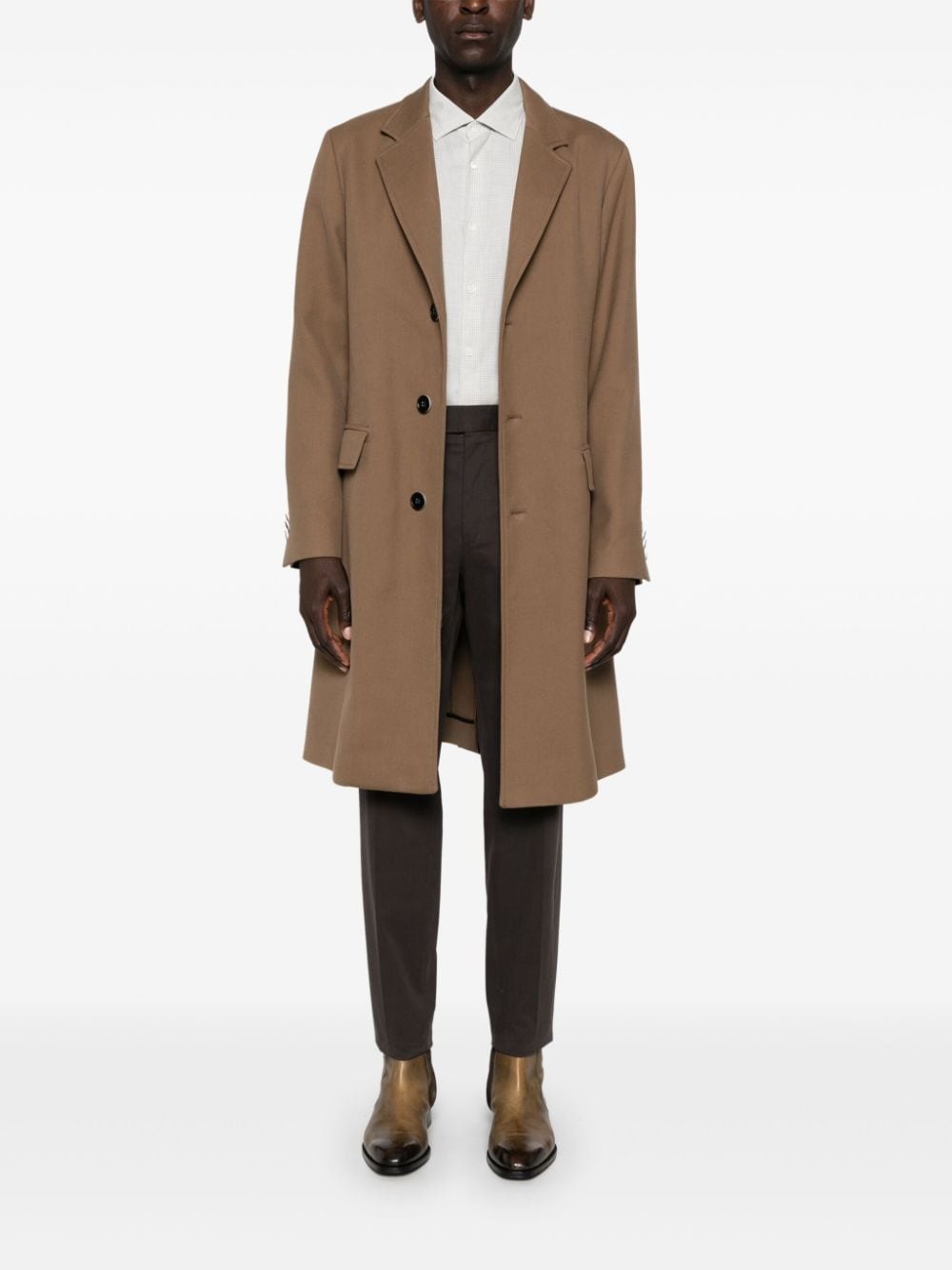 gabardine-weave trousers - 2