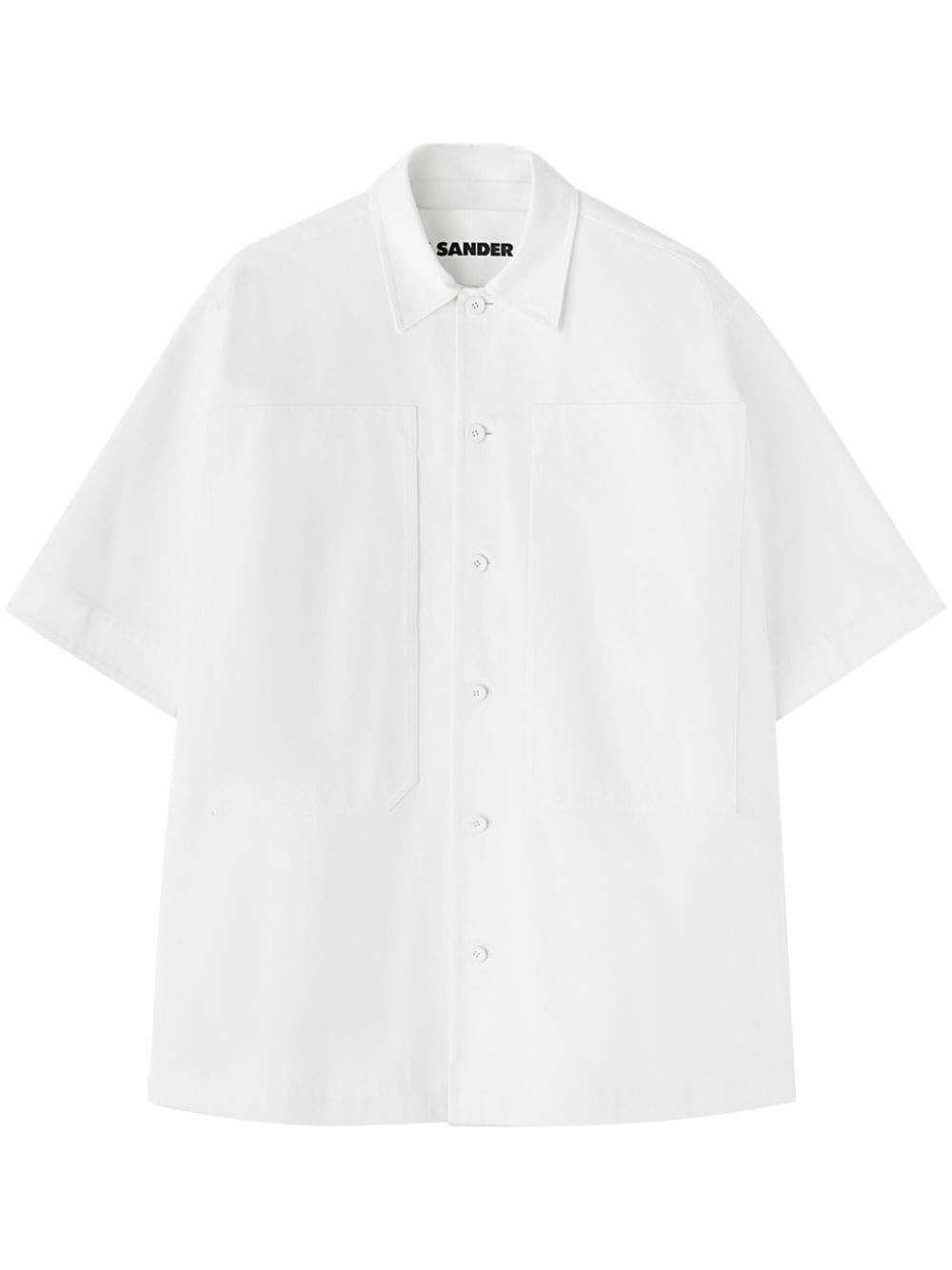 short-sleeved cotton shirt - 1