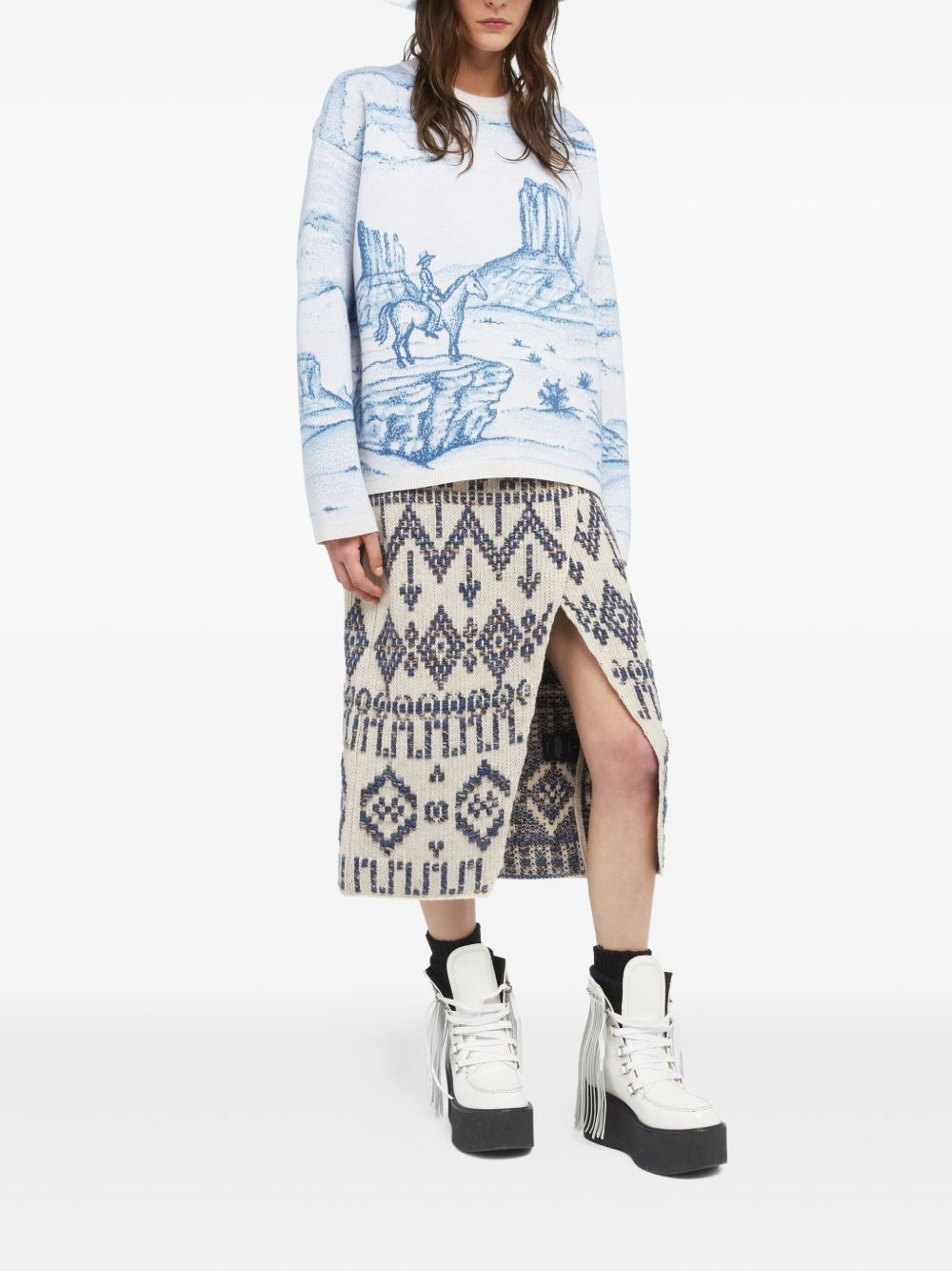 Silent Rider wool sweater - 3
