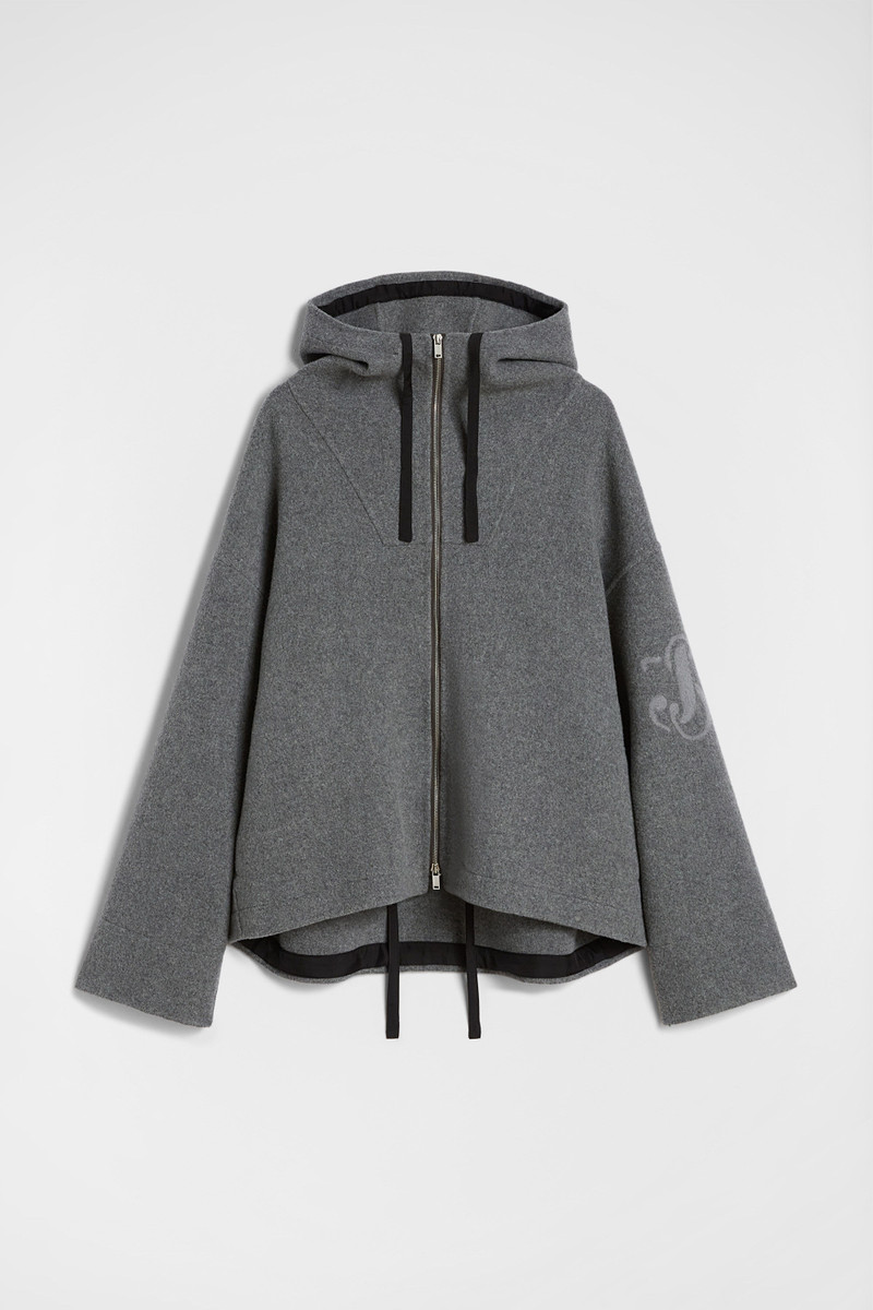 Felt Wool Hooded Blouson 1