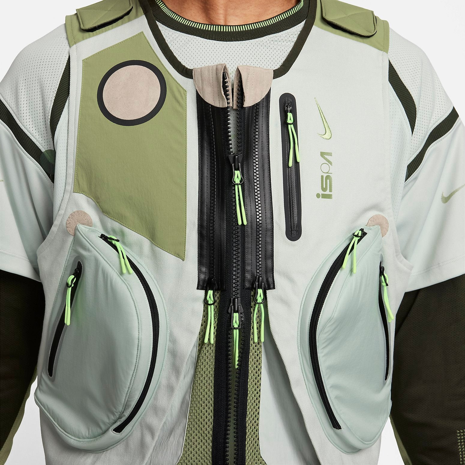 Nike ISPA Gilet 2.0 Vest 'Grey Green' FB2376-034 - 3