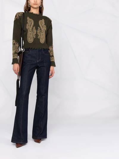 Etro Maglie embroidered knit jumper outlook