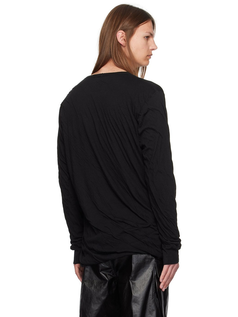 Black Porterville Double Long Sleeve T-Shirt 3