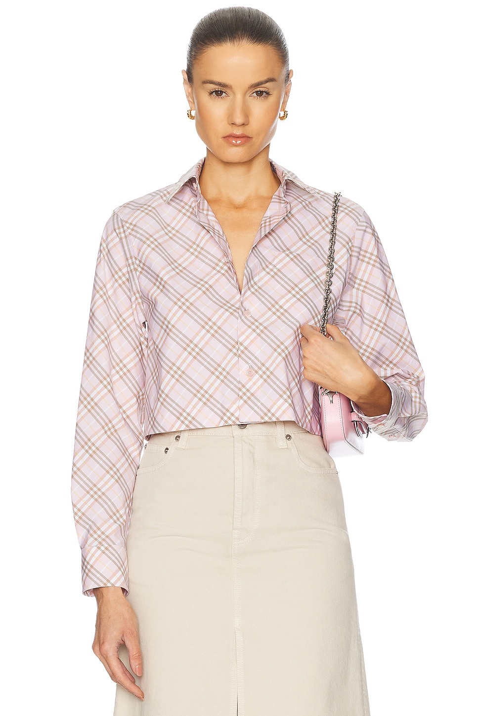 Long Sleeve Button Up Top - 1