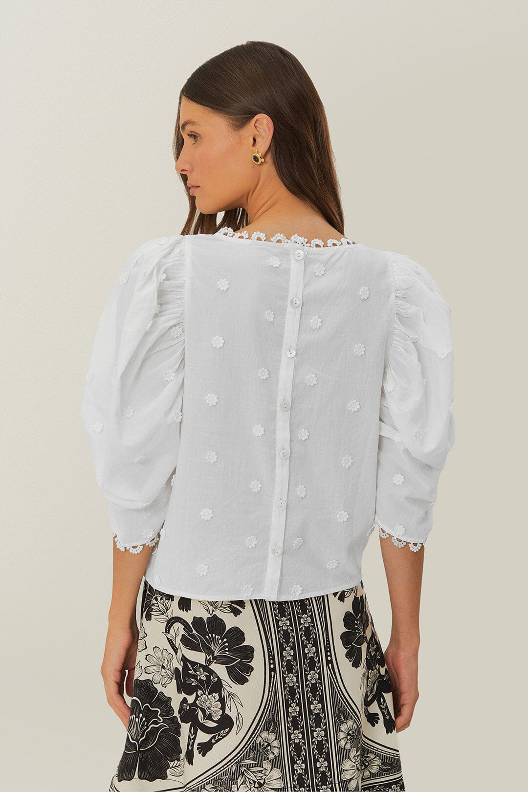 Off-White 3D Flowers Blouse - 5