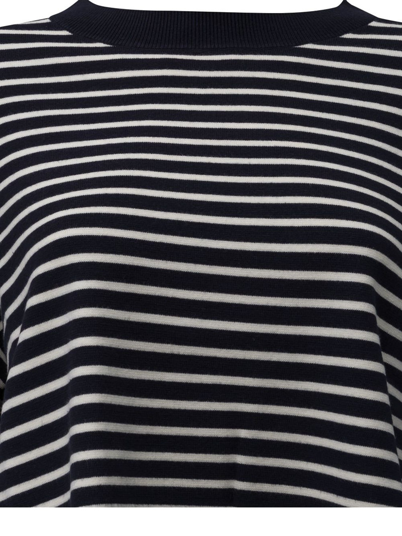 striped-pattern crop T-shirt 4