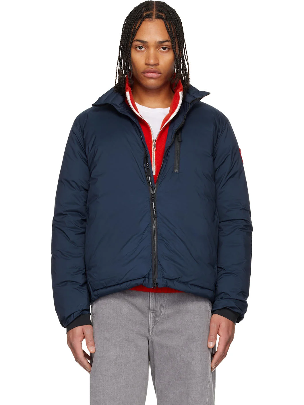 Navy Lodge Down Jacket - 1