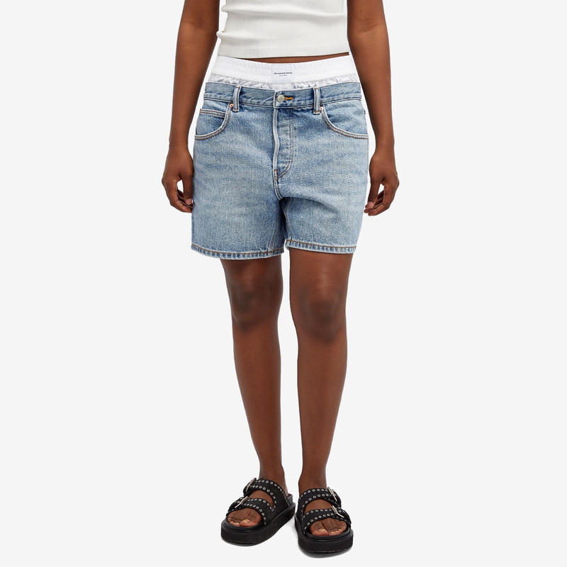 Alexander Wang Alexander Wang Loose Shorts with Boxers outlook