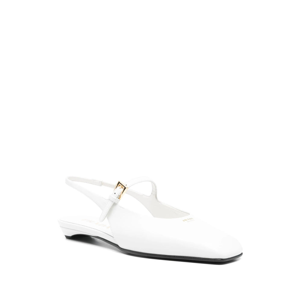 Prada White Ballet Flats Women - 3